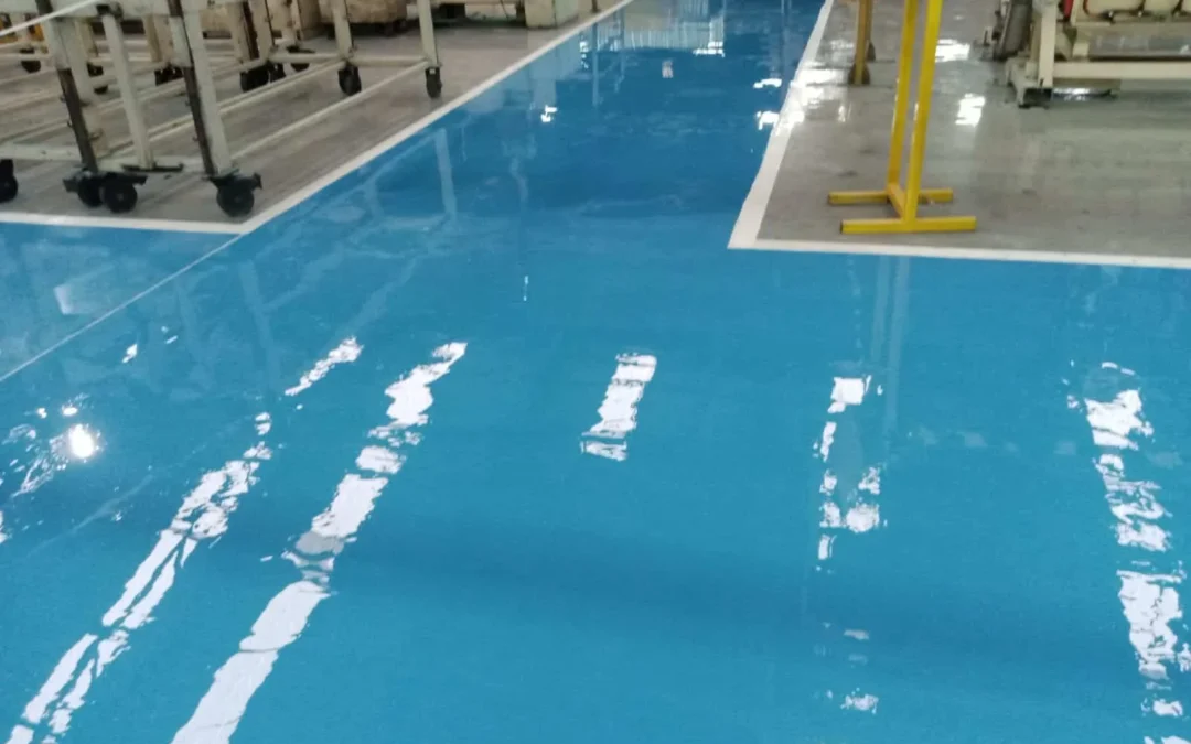 Aplikasi Cat Epoxy Lantai Hikari Paint
