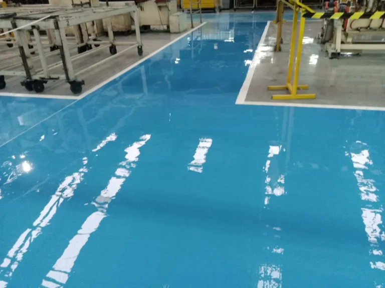 Aplikasi Cat Epoxy Lantai Hikari Paint