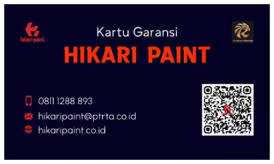 Garansi Produk Hikari Paint