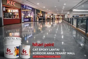 Cat Epoxy Lantai Koridor Area Tenant Mall