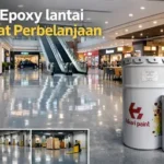 Cat Epoxy lantai Pusat Perbelanjaan