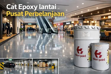 Cat Epoxy lantai Pusat Perbelanjaan