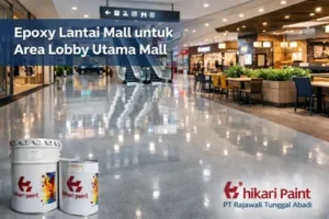 Epoxy Lantai Mall untuk Area Lobby Utama