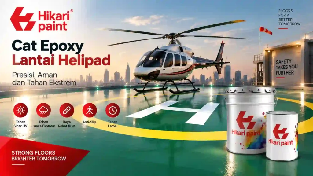 Cat Epoxy Lantai Helipad